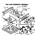 Top and console assembly