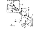 Kenmore 1107005513 suds-filter assembly diagram