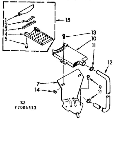 Suds-filter assembly