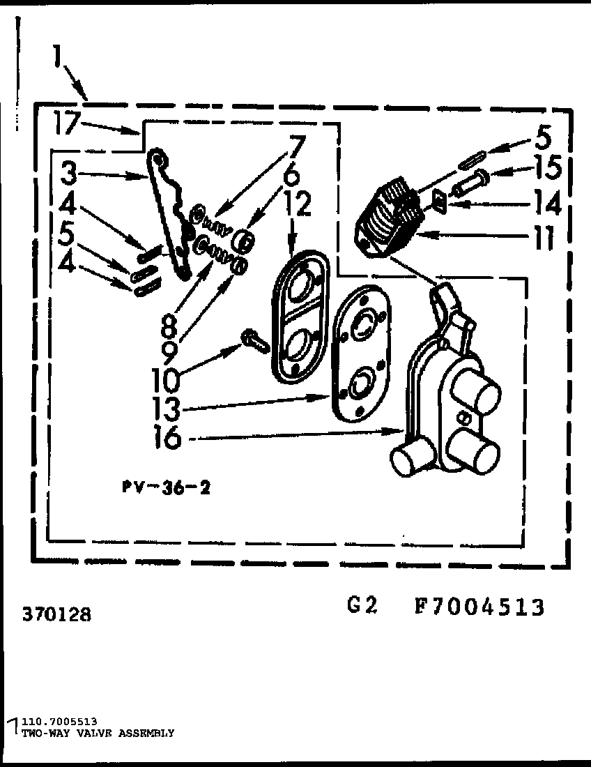 TWO-WAY VALVE ASSEMBLY