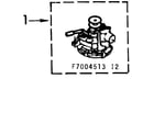 Kenmore 1107005513 non-suds pump assembly diagram