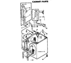 Kenmore 1107004514 cabinet parts diagram