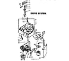 Kenmore 1107004514 drive system diagram