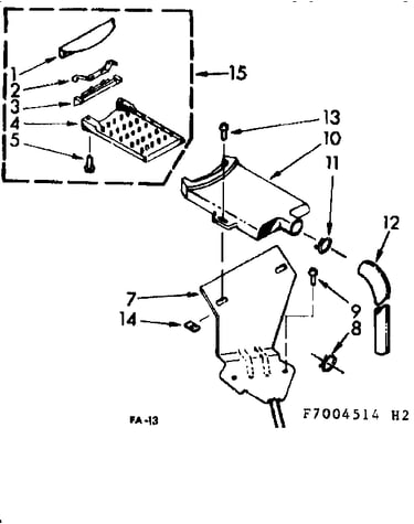 Non-suds filter assembly