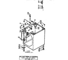 Kenmore 1107004663 cabinet parts diagram