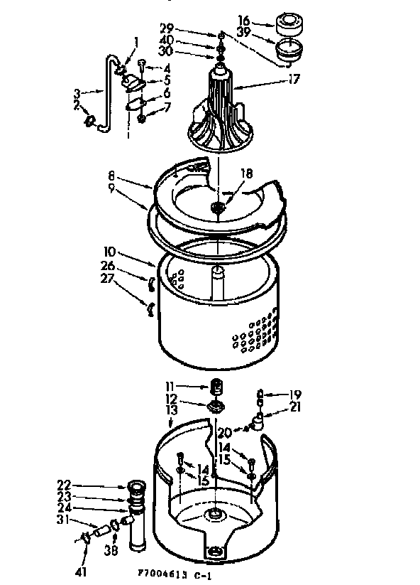 TUB AND BASKET ASSEMBLY
