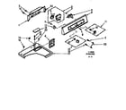 Kenmore 1107007502 top and console assembly diagram