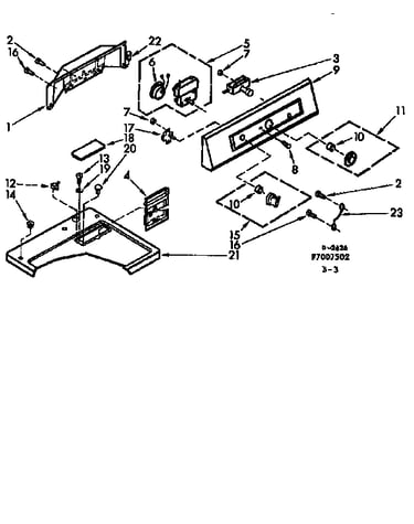 Top and console assembly