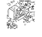 Kenmore 1107007520 cabinet assembly diagram