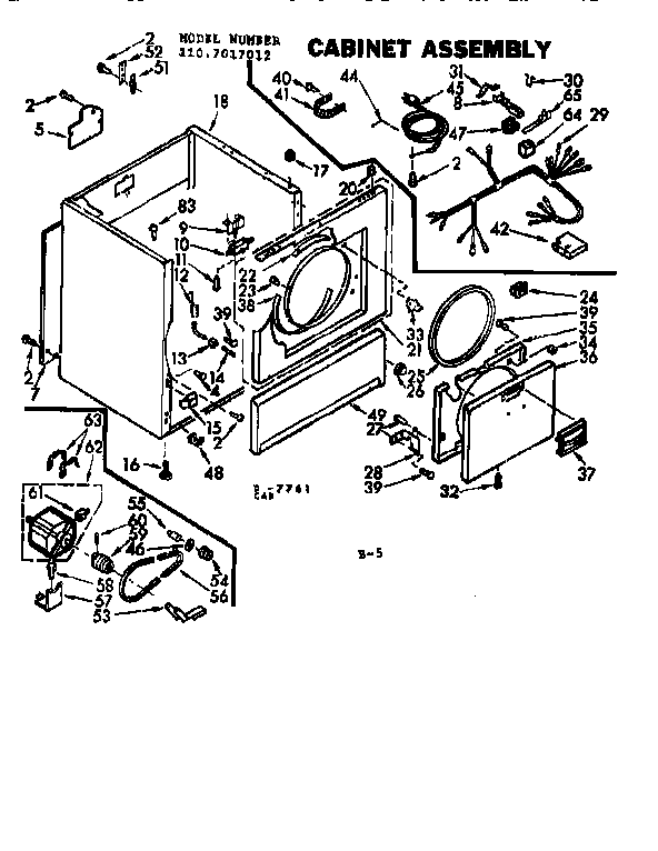 CABINET ASM