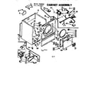 Kenmore 1107017012 cabinet asm diagram