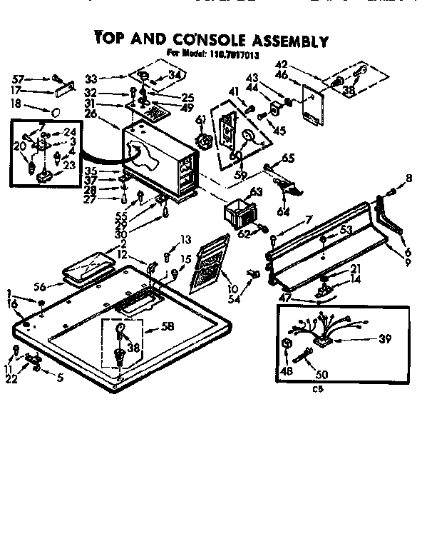 Top and console