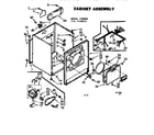 Kenmore 1107018012 cabinet assembly diagram