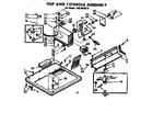 Kenmore 1107018012 top and console assembly diagram
