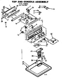 Top and console assembly