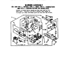Kenmore 1107107802 burner assembly diagram