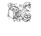 Kenmore 1107108802 cabinet parts diagram