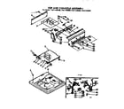 Kenmore 11071420400 top and console assembly diagram