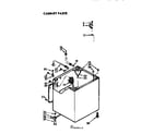 Kenmore 11071420210 cabinet parts diagram