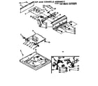 Kenmore 11071420210 top and console assembly diagram