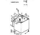 Kenmore 11071421100 cabinet parts diagram