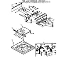 Kenmore 11071421100 top and console assembly diagram