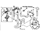 Kenmore 11071421400 water system diagram