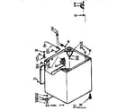Kenmore 11071421110 cabinet parts diagram