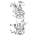 Kenmore 11071421110 tub & basket assembly diagram