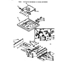 Kenmore 11071421110 top & console assembly diagram