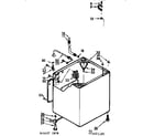 Kenmore 11071421420 cabinet parts diagram