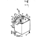 Kenmore 11071422400 cabinet parts diagram