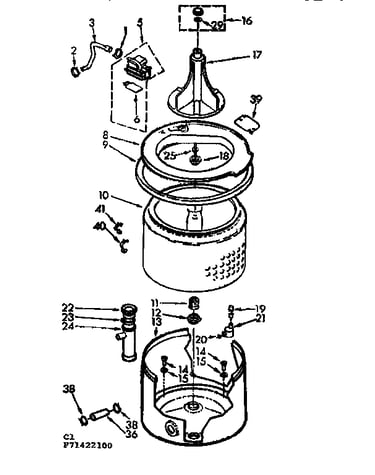 Tub and basket assembly