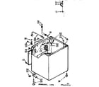 Kenmore 11071422210 cabinet parts diagram