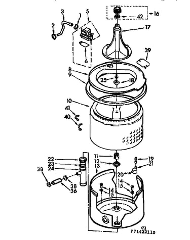 Tub and basket assembly