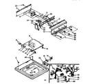 Kenmore 11071422610 top and console assembly diagram