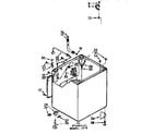 Kenmore 11071423600 cabinet parts diagram