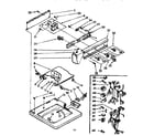 Kenmore 11071423100 tub and basket parts diagram