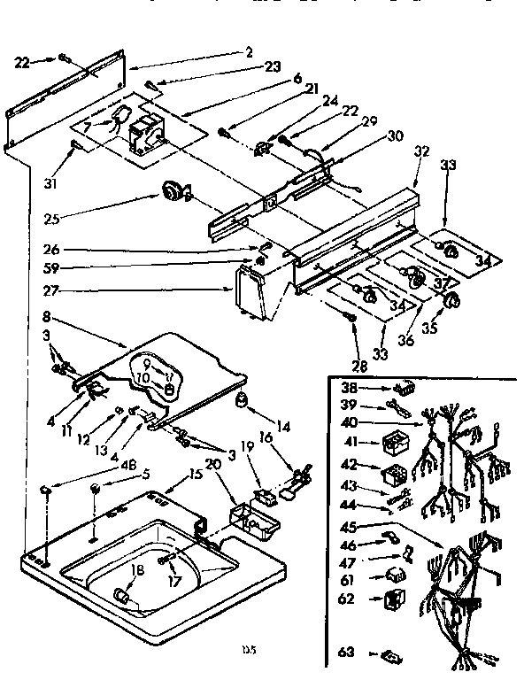 Tub and basket parts