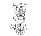 Kenmore 11071423210 tub and basket parts diagram