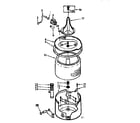 Kenmore 11071430410 tub and basket assembly diagram