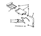 Kenmore 11071430110 filter assembly diagram