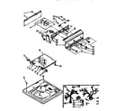 Kenmore 11071430610 top and console assembly diagram