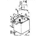 Kenmore 11071431400 cabinet parts diagram