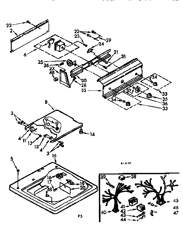 TOP AND CONSOLE ASSEMBLY