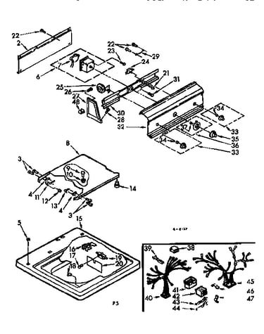 Top and console assembly