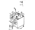 Kenmore 11071460410 cabinet parts diagram