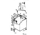 Kenmore 11071510100 cabinet parts diagram