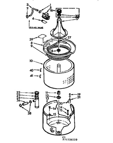 Tub and basket assembly