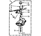 Kenmore 11071510110 pump assembly diagram